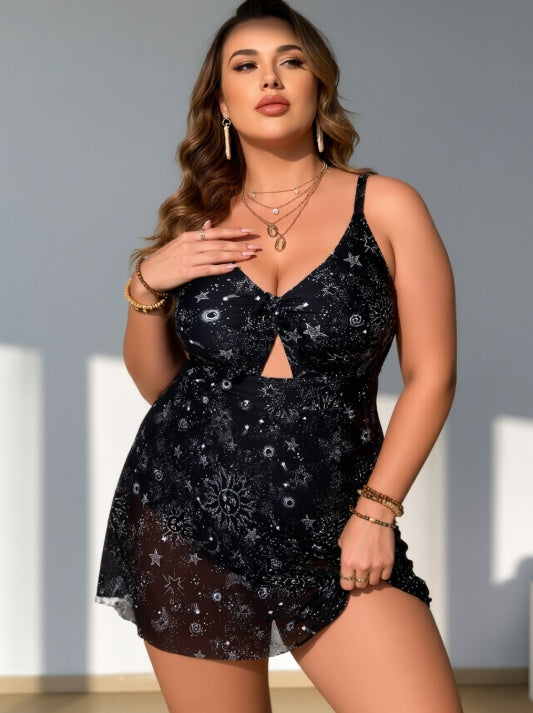 Bohemian Women's One-piece Casual Swimsuit