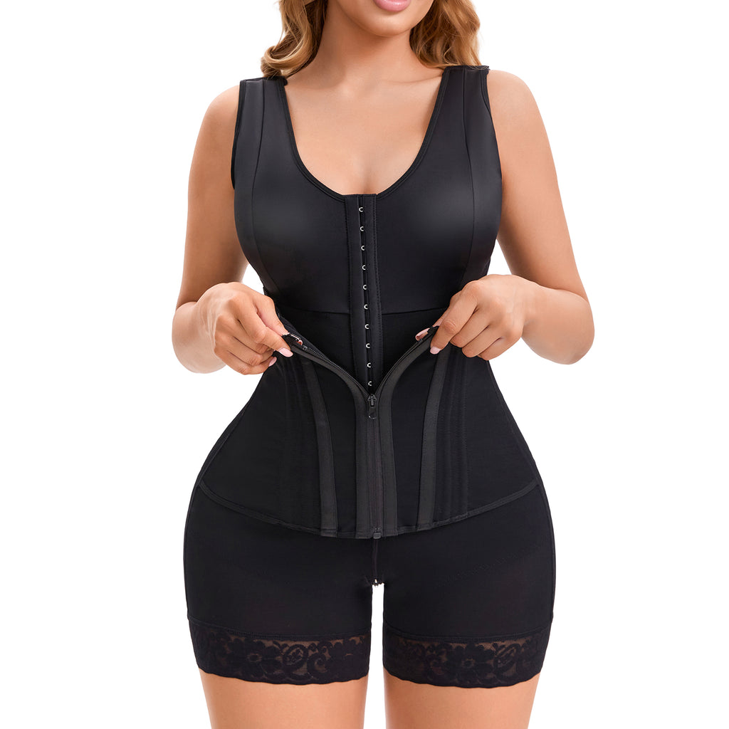 Fajas Colombianas Moldeadoras Overbust Shapewear For Women Tummy Control Full Body Shaper & Butt Lifter Post Surgery Compression Garment