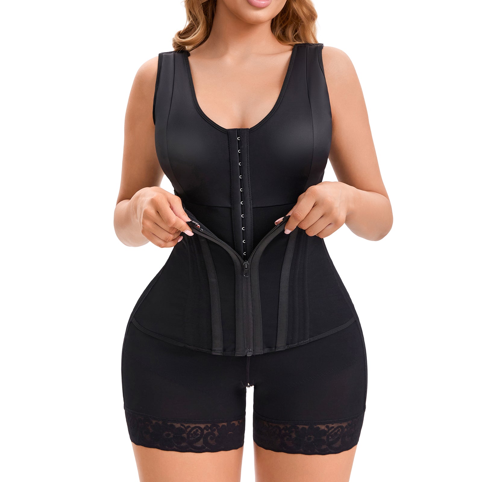 Fajas Colombianas Moldeadoras Overbust Shapewear For Women Tummy Control Full Body Shaper & Butt Lifter Post Surgery Compression Garment