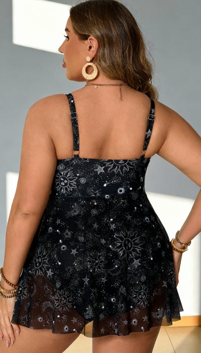 Bohemian Women's One-piece Casual Swimsuit