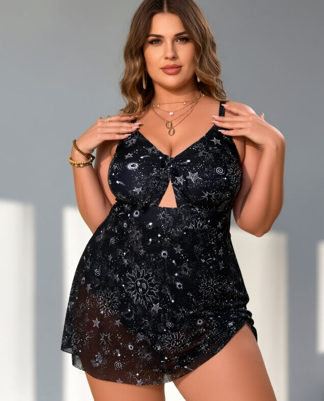 Bohemian Women's One-piece Casual Swimsuit